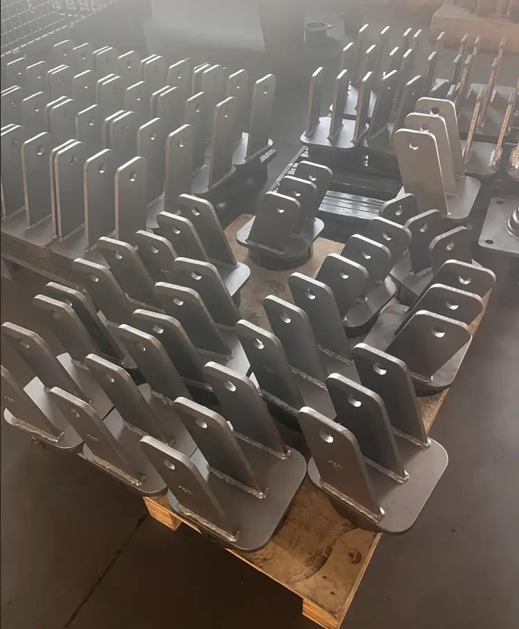 Welding ISO shipping container caster