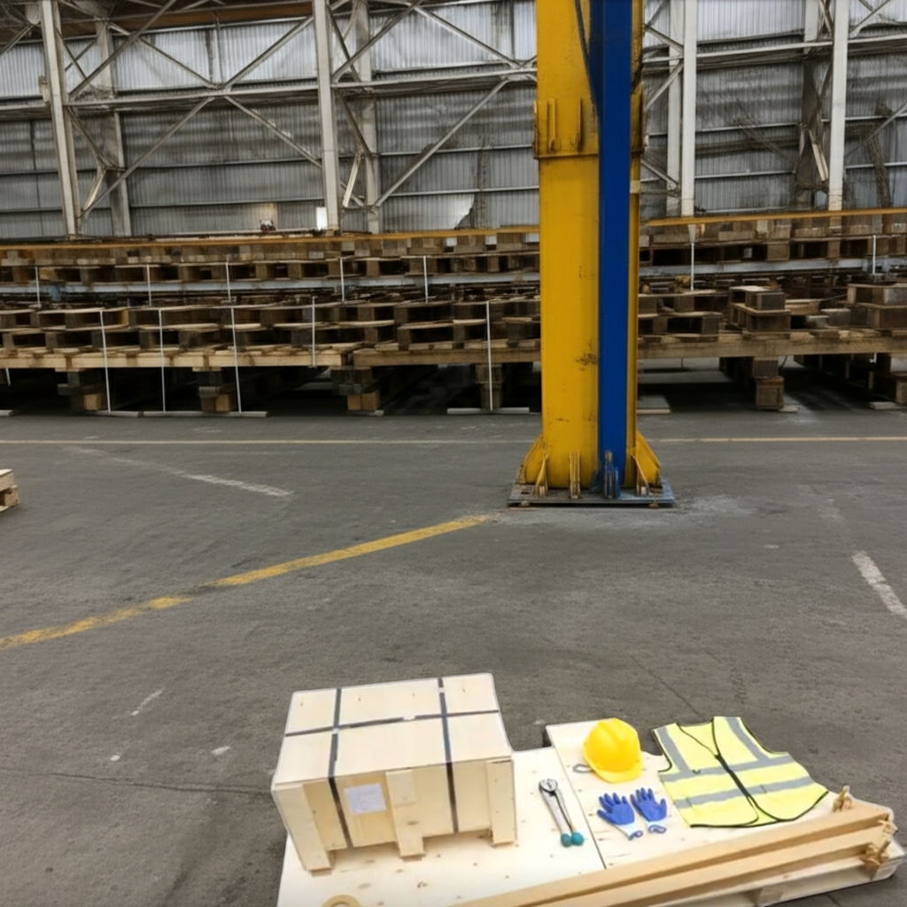 Heavy-duty container wheels installed on an industrial storage container, showing durable casters designed for smooth transport and high load capacity.